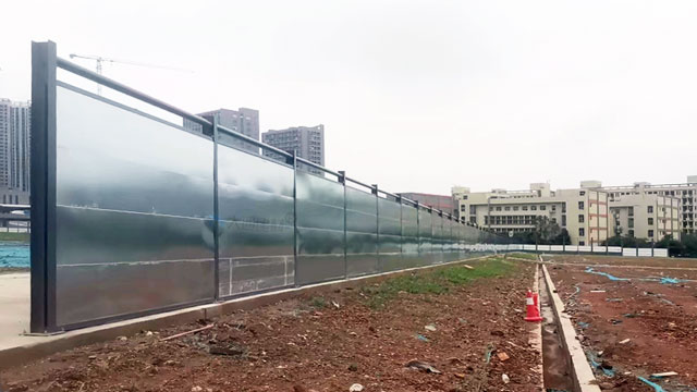 東莞建設工地圍擋 鍍鋅鋼板圍擋2.4米高C款 工程案例-A/B/C類圍擋-深圳市大通建材有限公司圍擋生產定制廠家